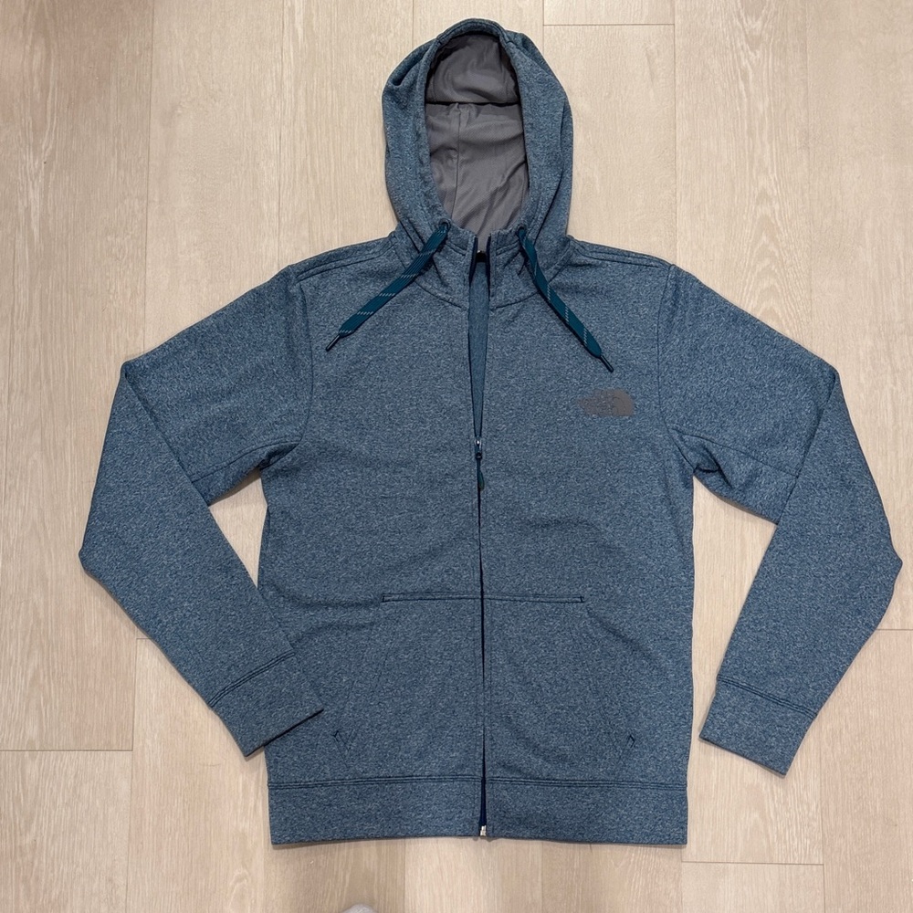 Excellent Condition -The North Face Blue Zip Up Sweater - Size Small